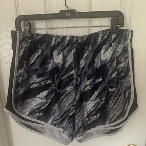 Nike Black and Gray Athletic Shorts